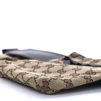 Gucci GG Monogram Double Pocket Belt Bag Dark Brown 8 of 11