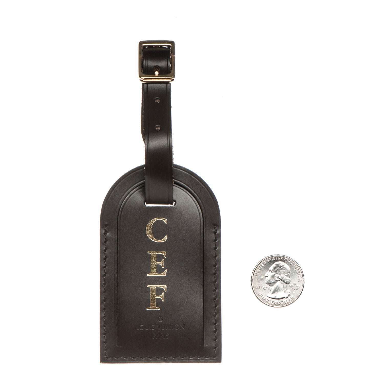 Louis Vuitton Calfskin Luggage Tag Ebene 2 of 4