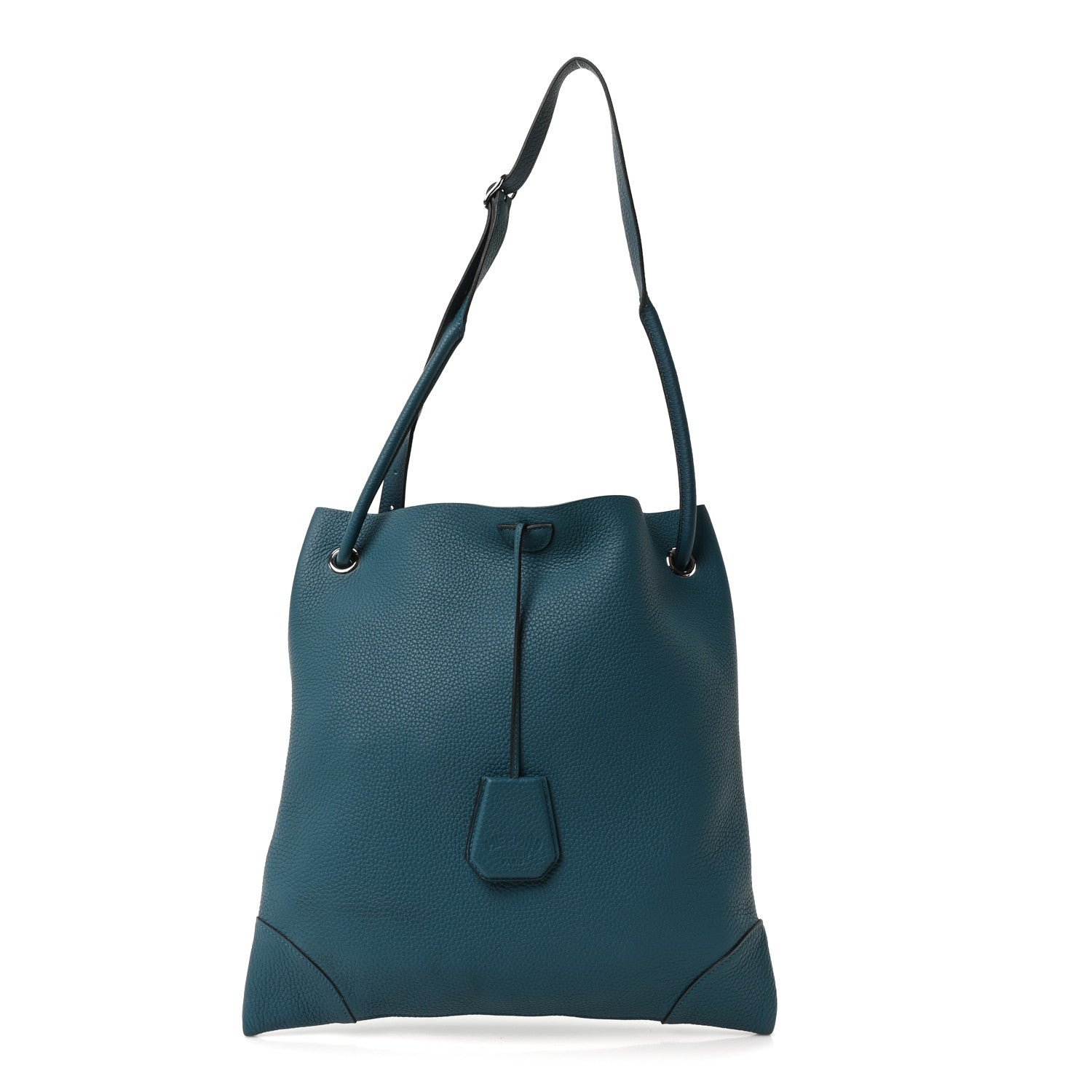 Hermes Taurillon Clemence Silkycity 33 Vert Bosphore 1 of 9
