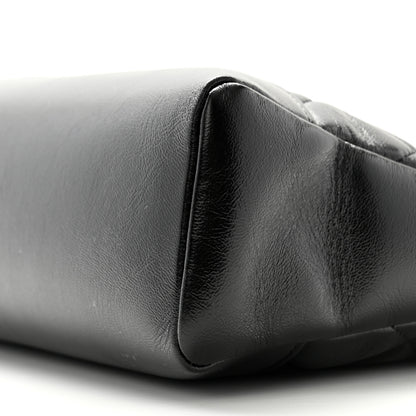 Chanel Shiny Lambskin Quilted 31 Shopping Bag Black 10 of 11