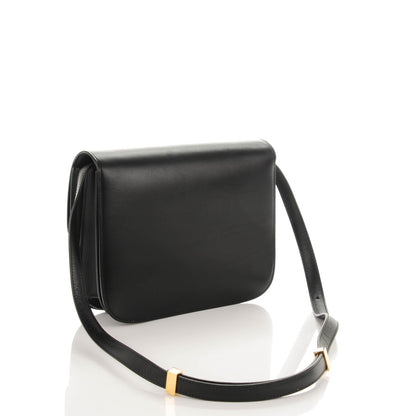 Celine Box Calfskin Medium Classic Box Flap Bag Black 3 of 7