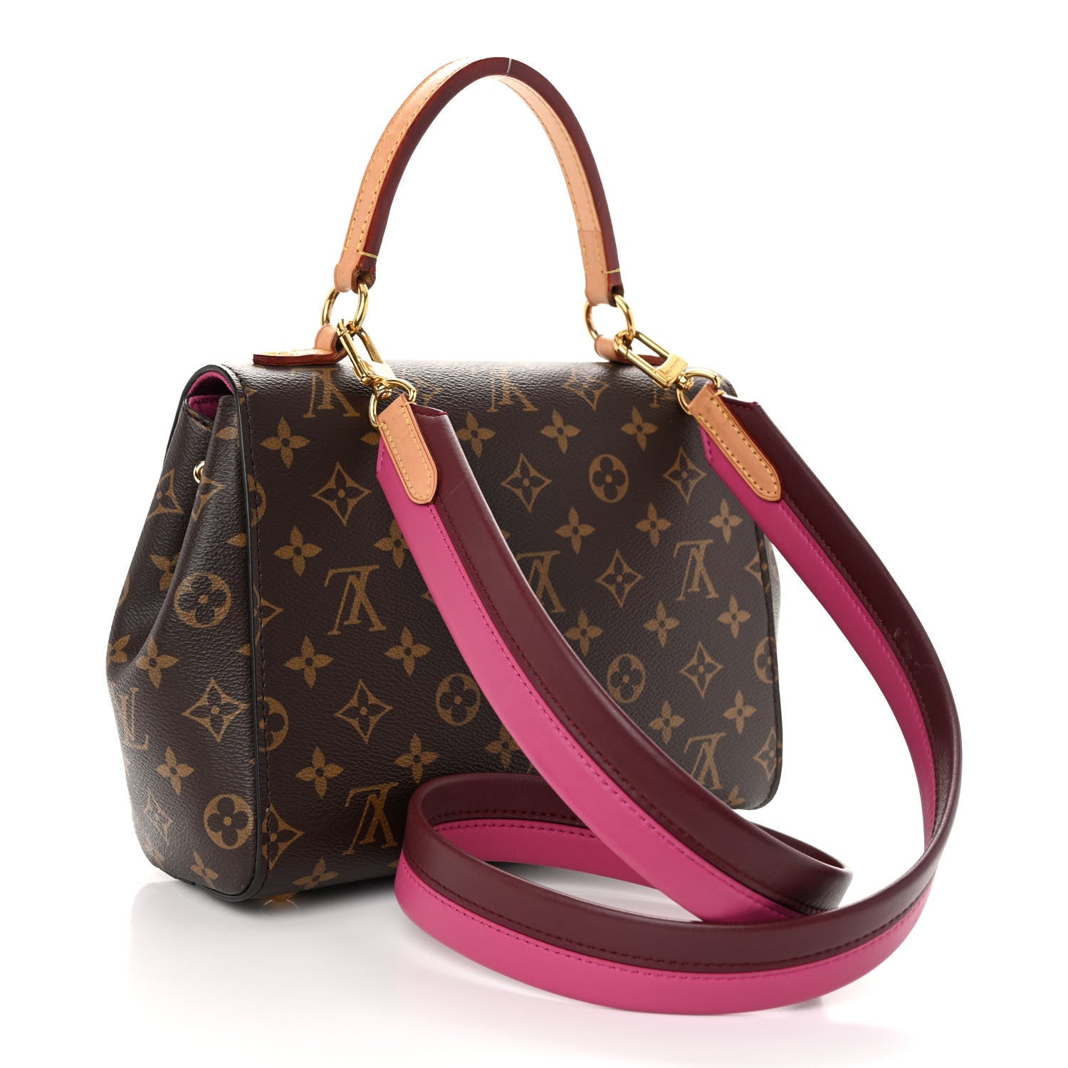 Louis Vuitton Monogram Cluny BB Bordeaux Fuchsia 4 of 15
