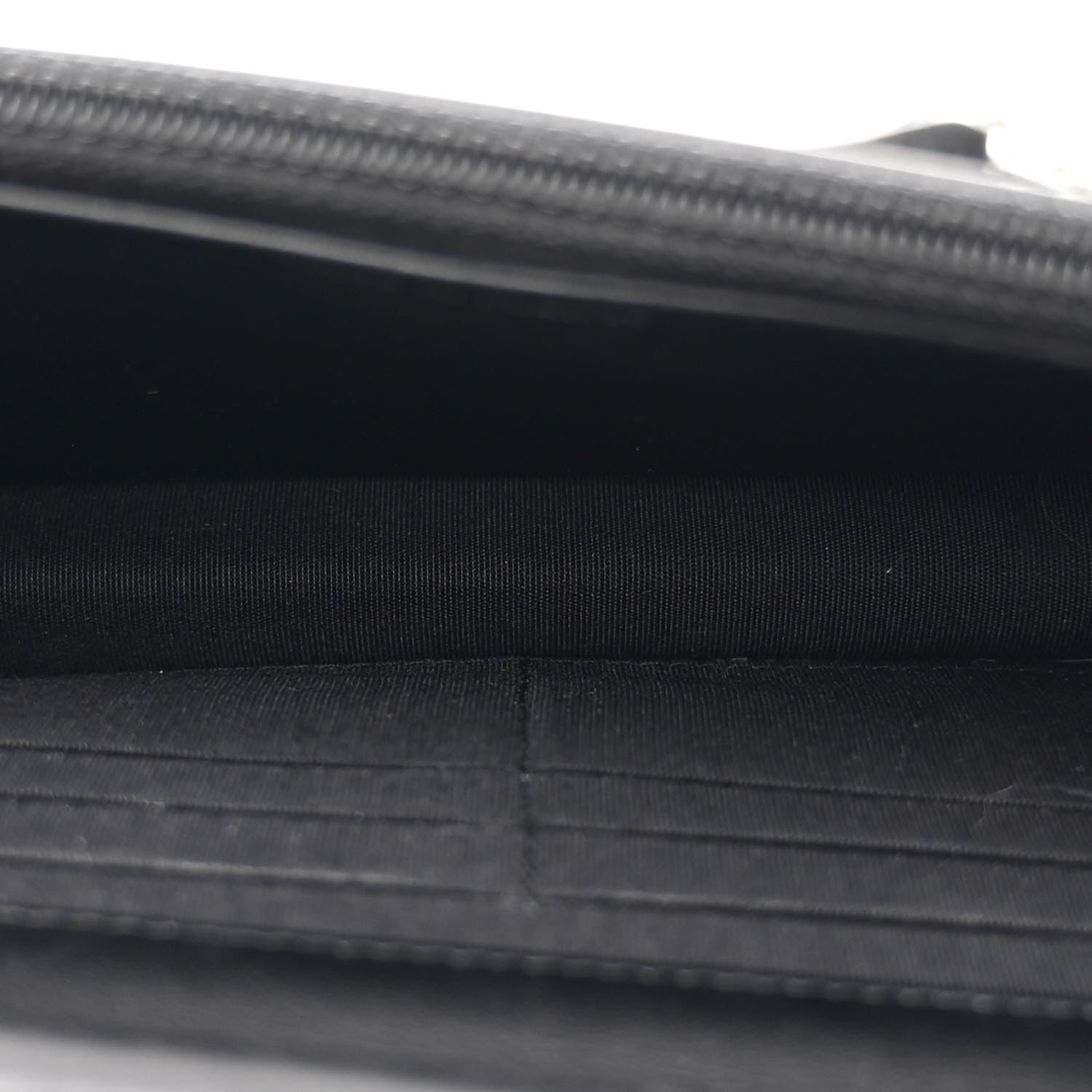 Chanel Caviar Quilted Boy Wallet On Chain WOC Black 5 of 13