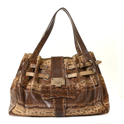 Jimmy Choo Watersnake Ramona Brown 1 of 9