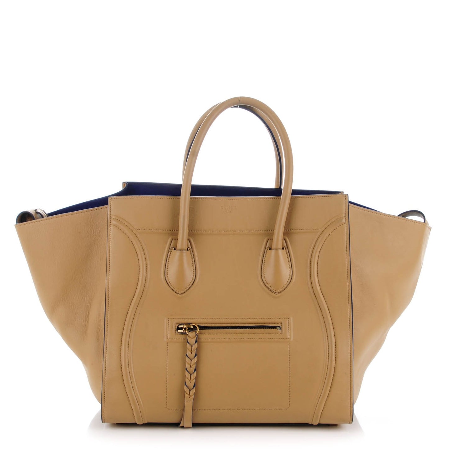 Smooth Calfskin Medium Phantom Luggage Sand