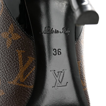 Louis Vuitton Monogram Cherie Pumps 36 Black 8 of 10