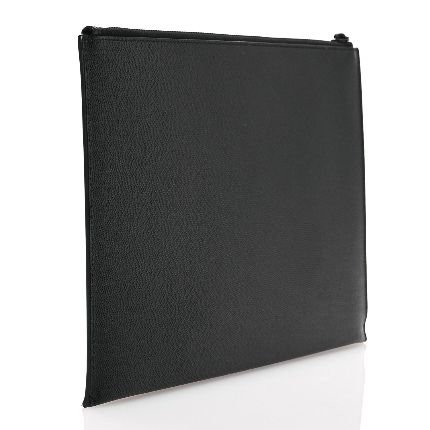Saint Laurent Grain De Poudre Monogram Monochrome iPad Case Black 3 of 9