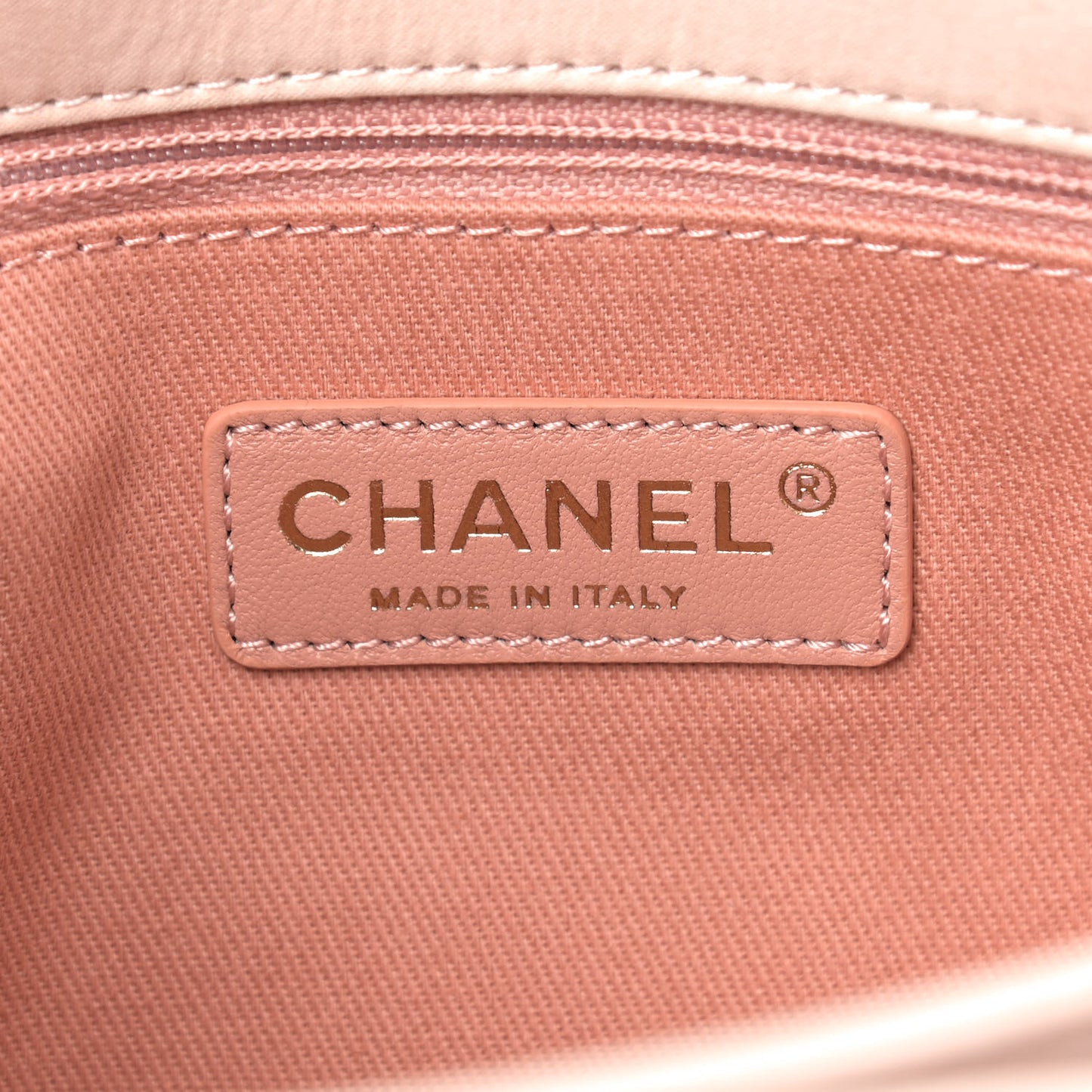 Calfskin Triple Stitched Medium Flap Pink