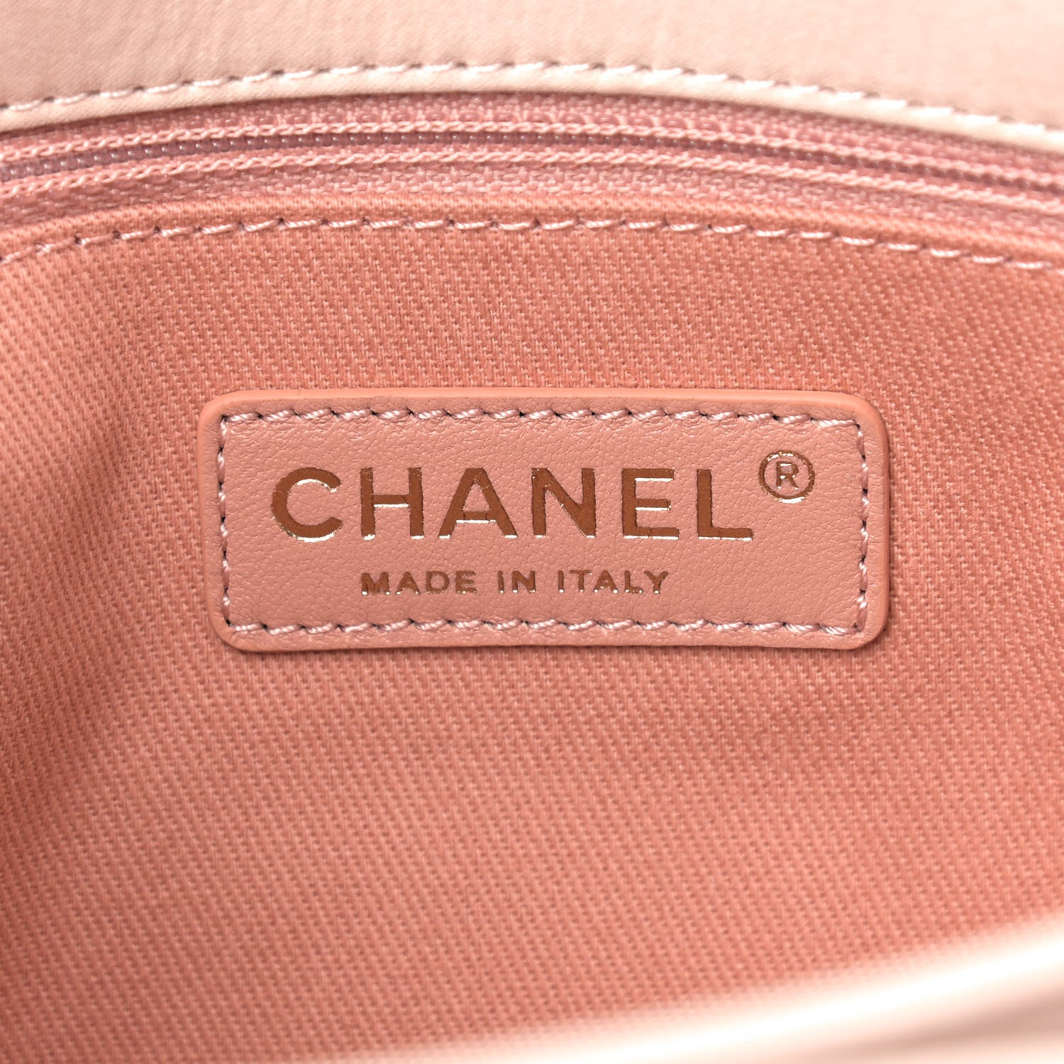 Chanel Calfskin Triple Stitched Medium Flap Pink 7 of 8