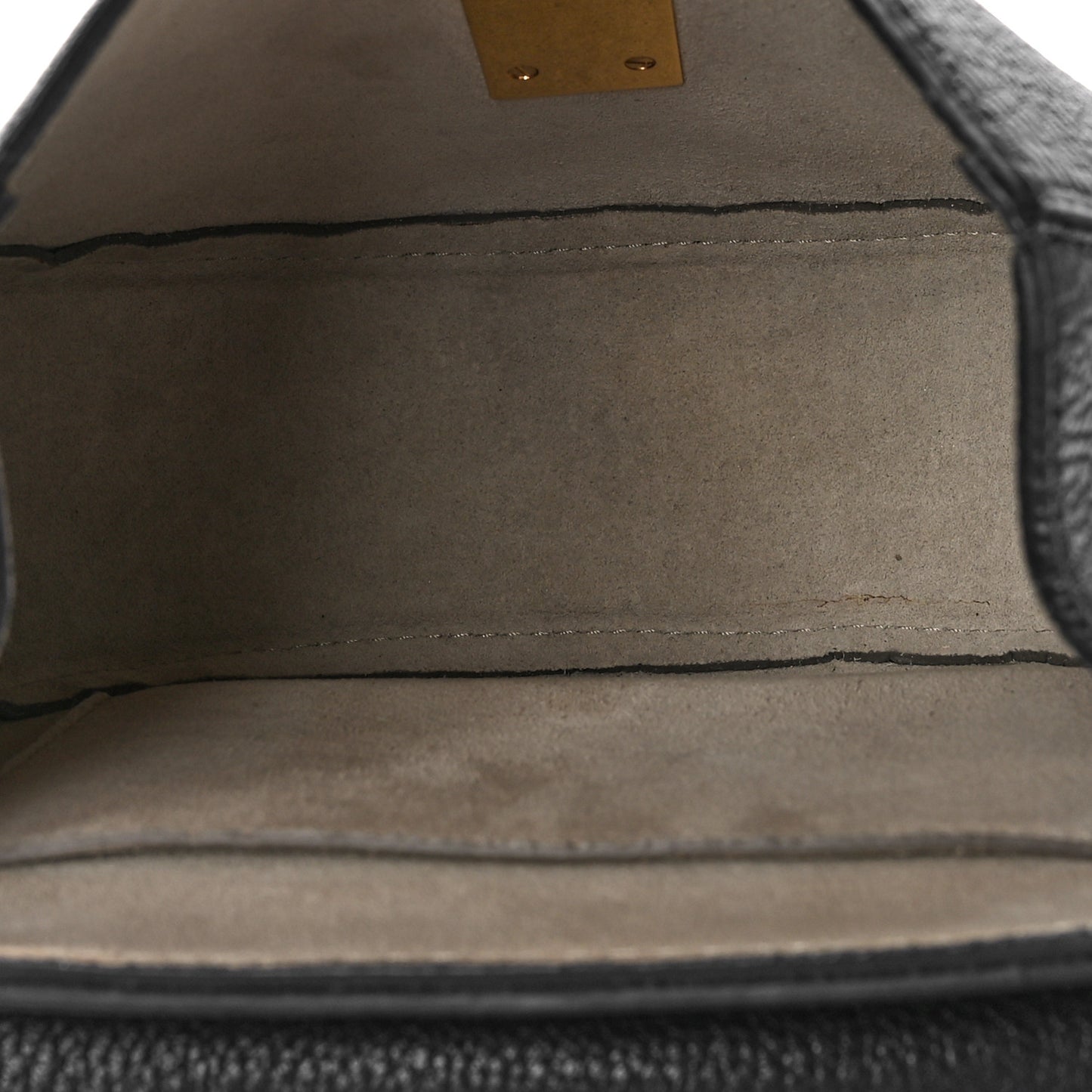 Grained Lambskin Mini Drew Shoulder Bag Black