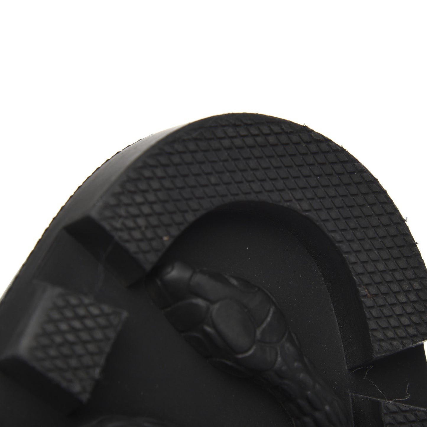 Calfskin Sylvie Web Lace Up Combat Boots 36 Black