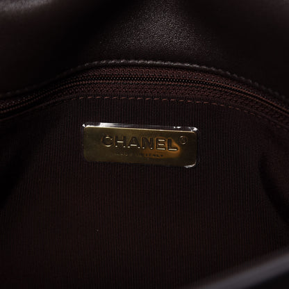 Chanel Lambskin Quilted Large Chanel 19 Flap Dark Brown 8 of 13