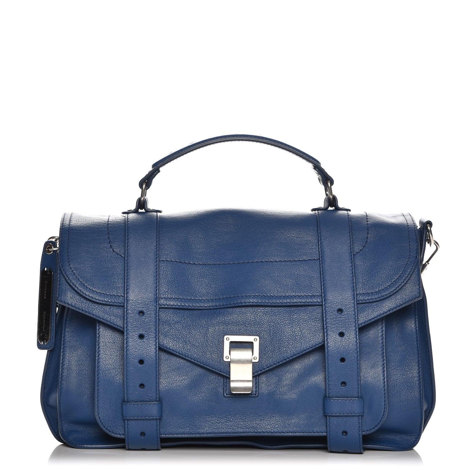 Proenza Schouler Lambskin Medium PS1 Satchel Peacock 1 of 8