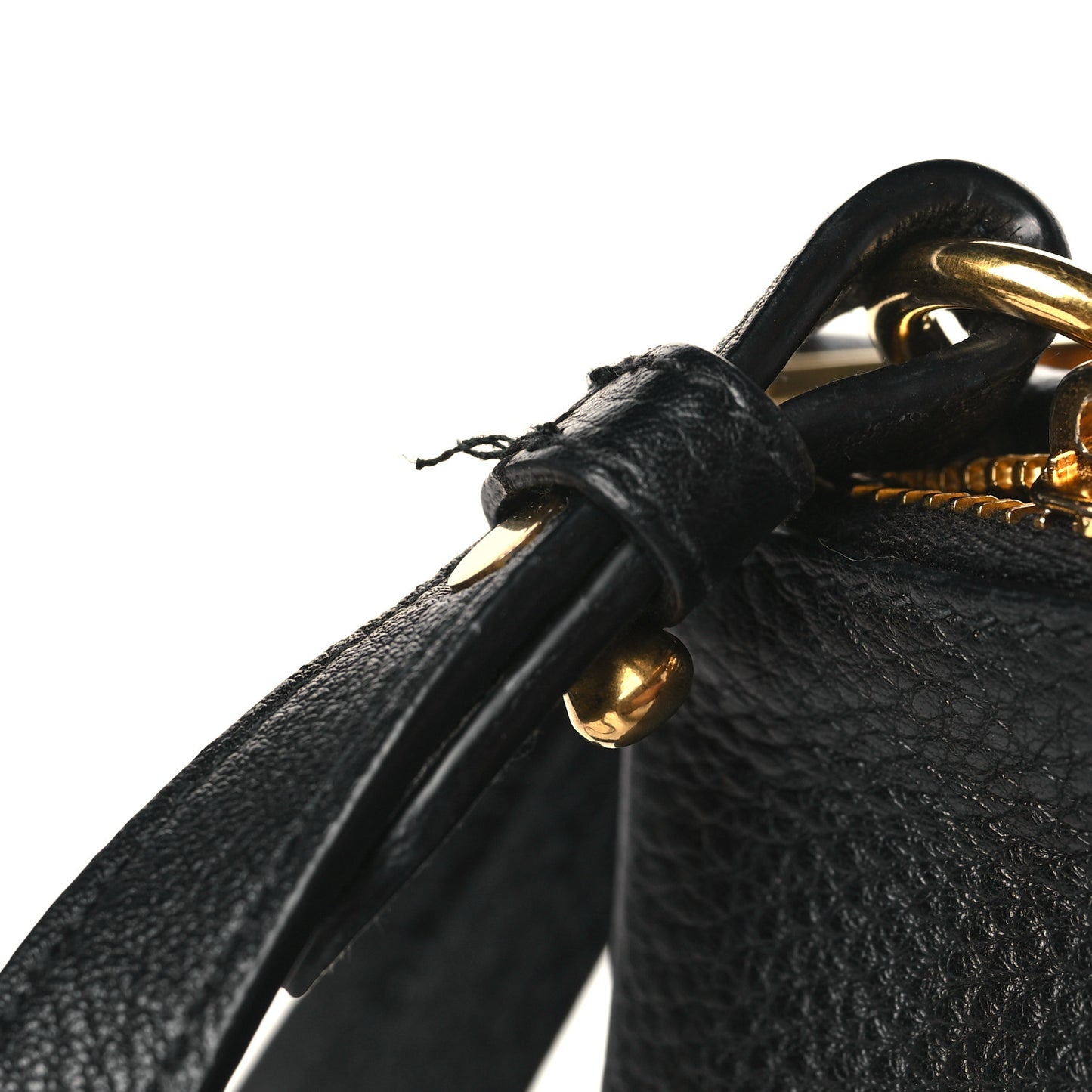 Vitello Phenix Double Zip Crossbody Bag Black