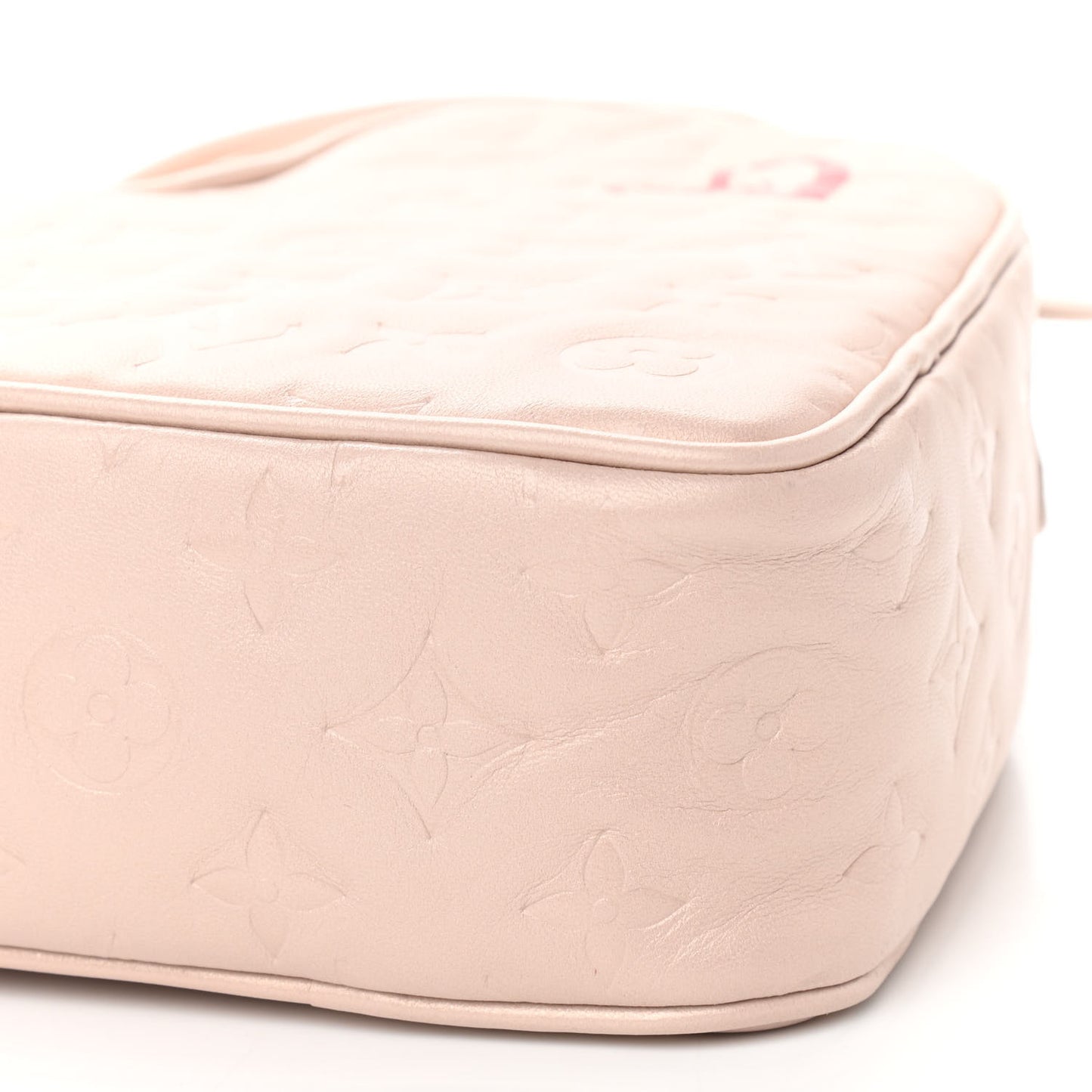 Lambskin Embossed Monogram Fall In Love Sac Coeur Light Pink