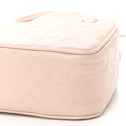 Louis Vuitton Lambskin Embossed Monogram Fall In Love Sac Coeur Light Pink 8 of 9