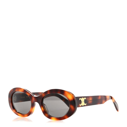Celine Acetate Triomphe 01 Sunglasses CL 40194U Tortoise 1 of 7
