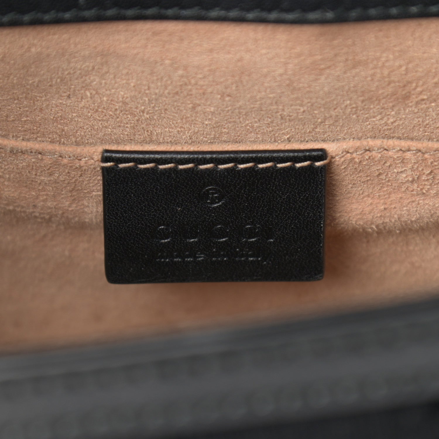 Gucci Velvet GG Monogram Mini Sylvie Top Handle Bag Black 6 of 10