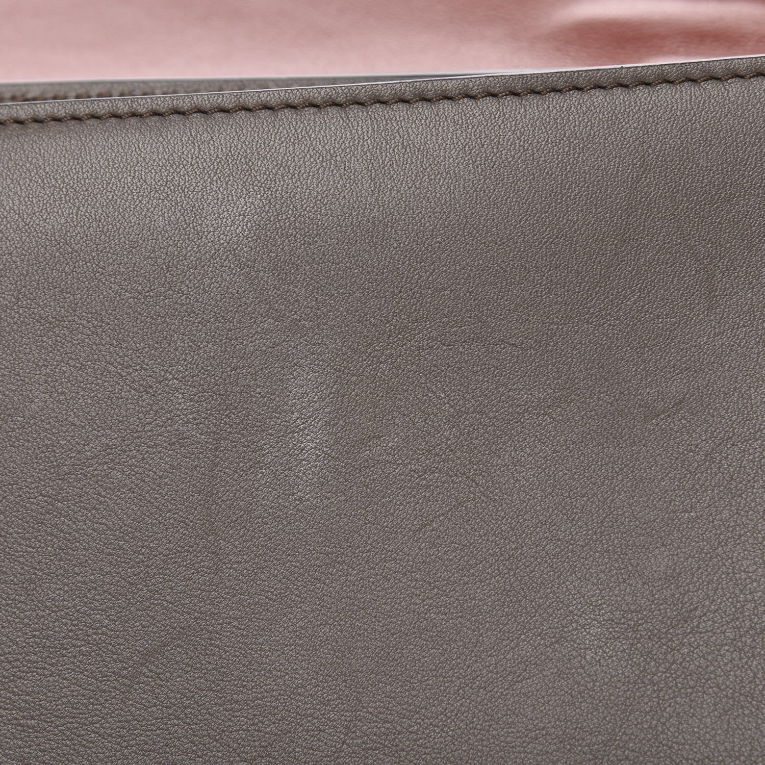 Celine Drummed Calfskin Suede Medium Trapeze 11 of 13