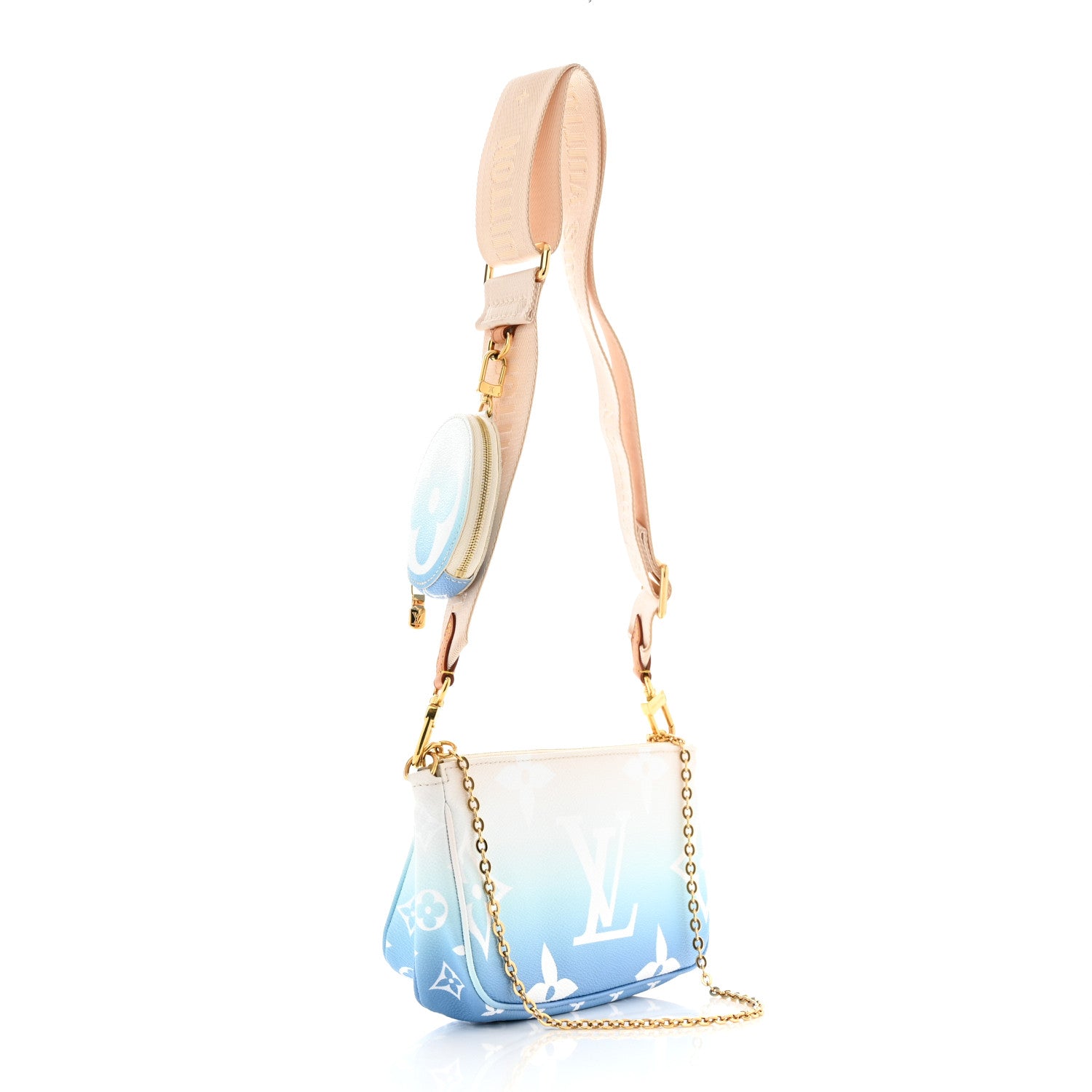 Louis Vuitton Monogram Giant By The Pool Multi Pochette Accessories Blue 3 of 12