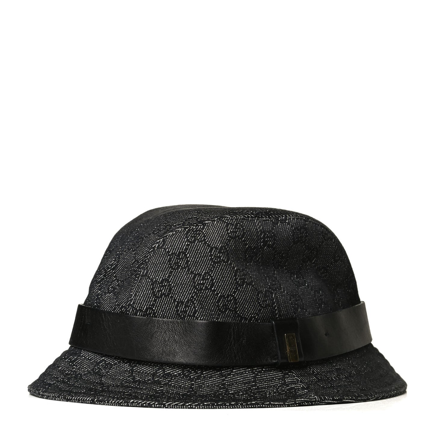 GG Monogram Bucket Hat L Black