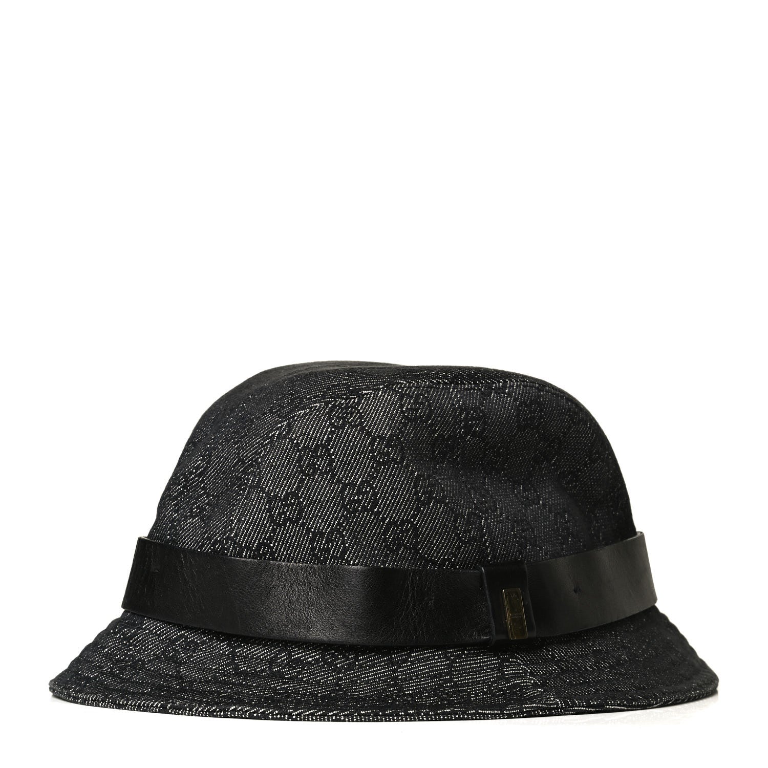 Gucci GG Monogram Bucket Hat L Black 1 of 8