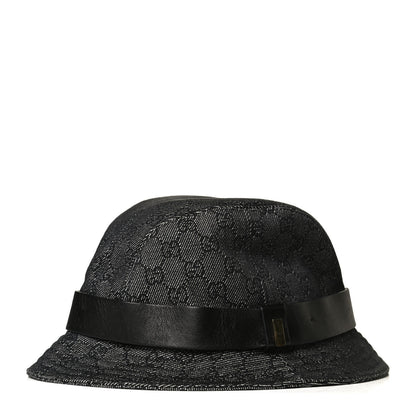 Gucci GG Monogram Bucket Hat L Black 1 of 8