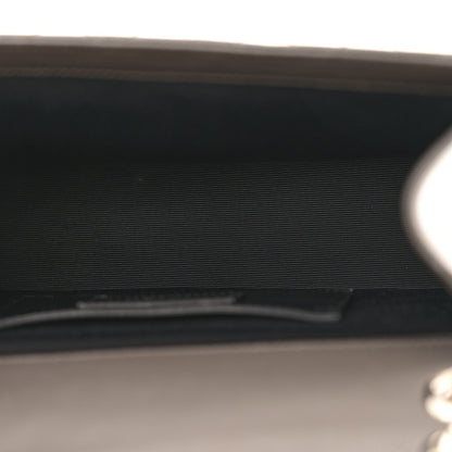 Saint Laurent Grain De Poudre Textured Mixed Matelasse Medium Triquilt Monogram Satchel Earth 5 of 11