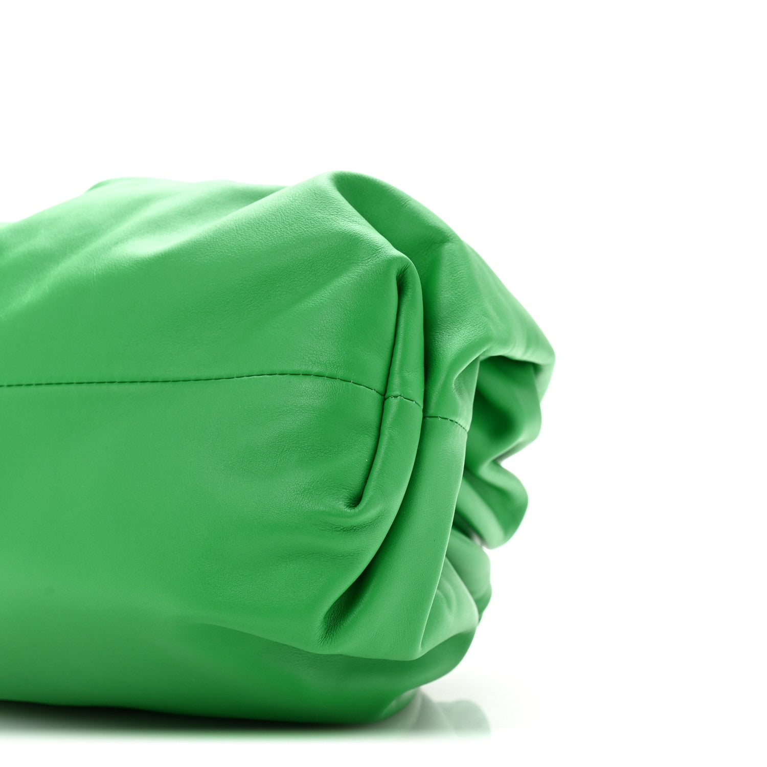 Bottega Veneta Smooth Butter Calf The Pouch Oversized Clutch Parakeet 10 of 10