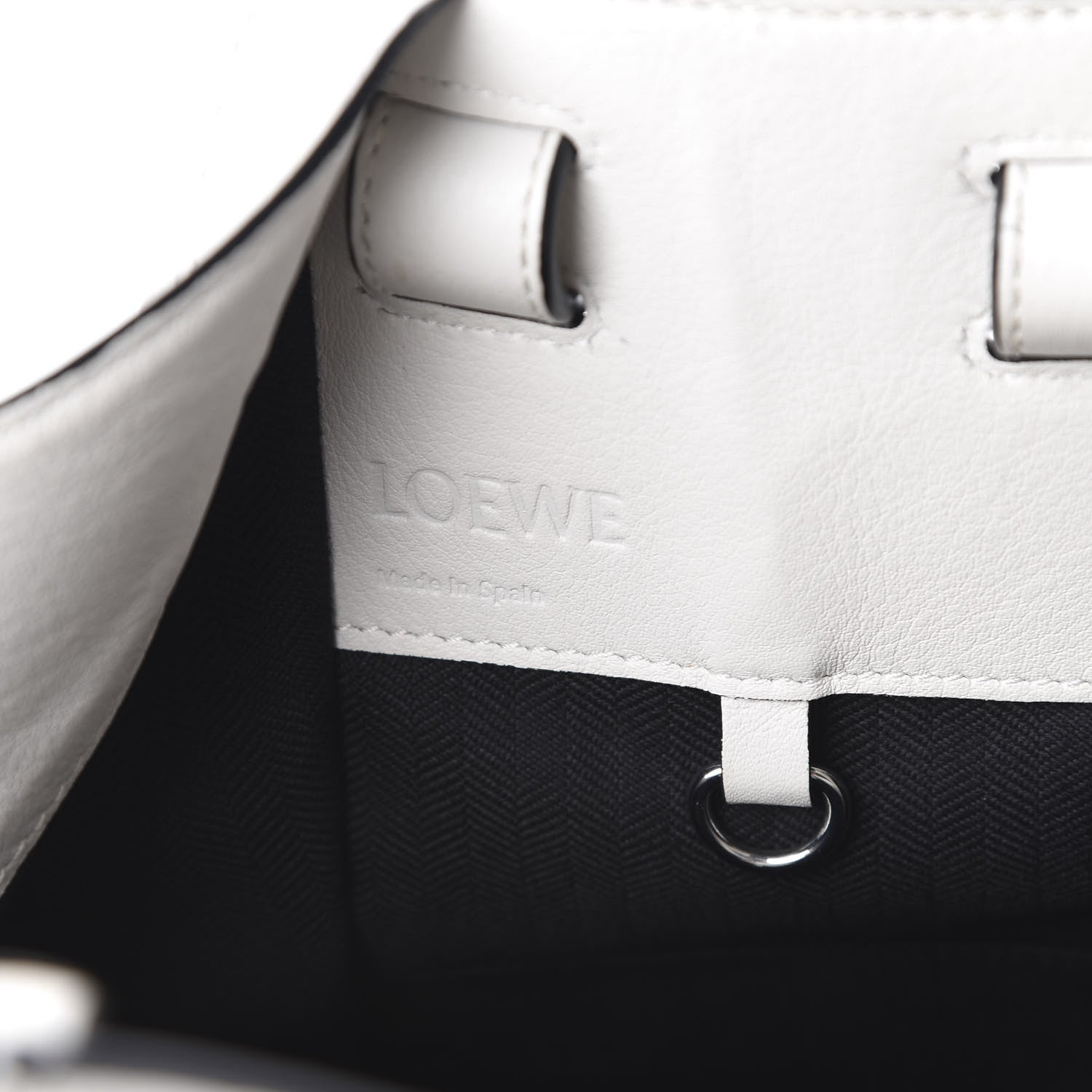 Loewe Calfskin Medium Hammock Shoulder Bag Soft White 8 of 10