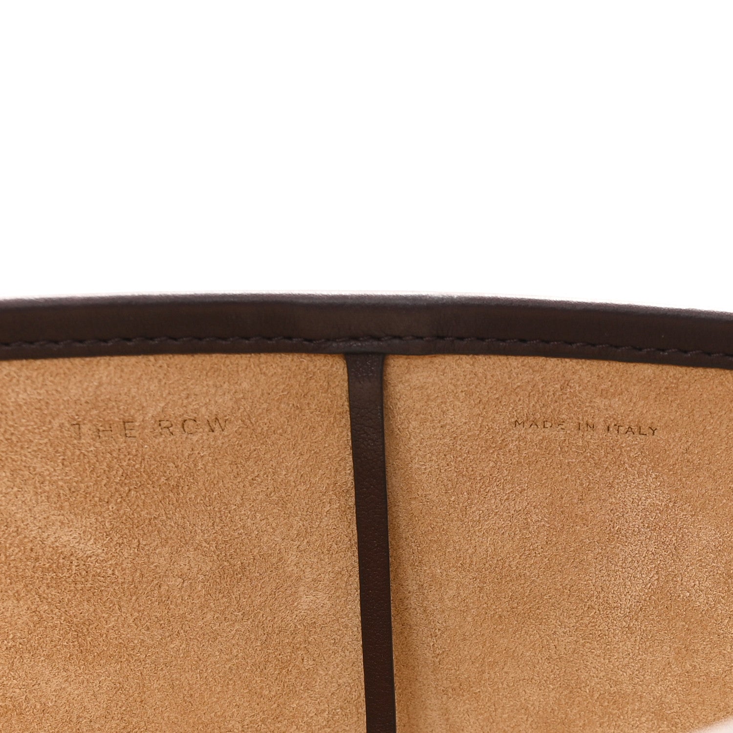 The Row Polished Saddle Calfskin Medium N/S Park Tote Chestnut 6 of 10