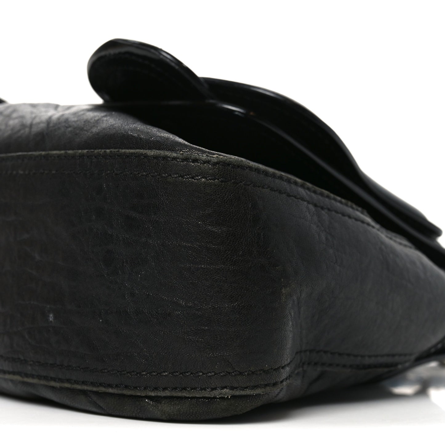 Nappa Patent B Bag Black