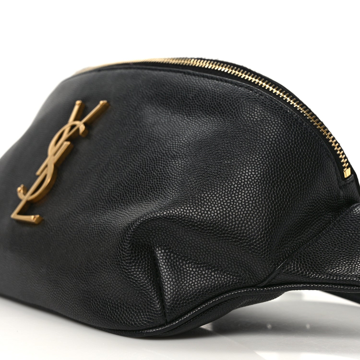 Saint Laurent Grain De Poudre Monogram Belt Bag Black 7 of 10