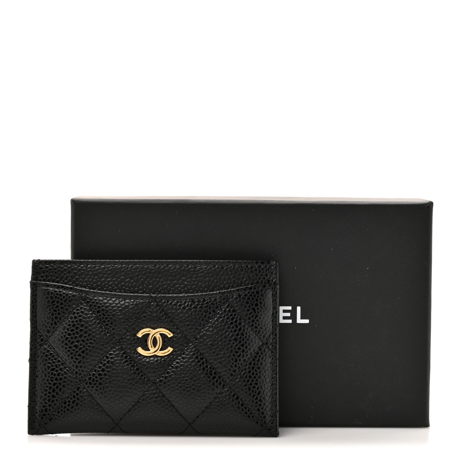 Chanel Caviar Quilted Card Holder Black 9 of 9