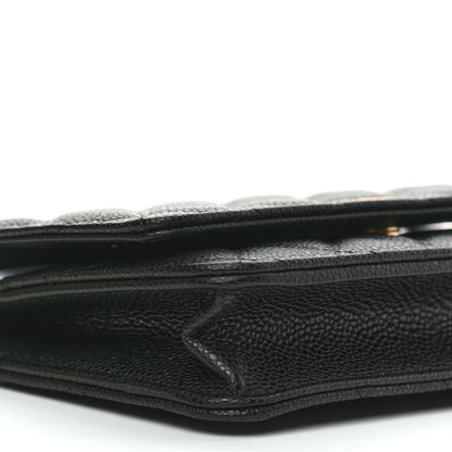 Chanel Caviar Quilted Wallet On Chain WOC Black 8 of 9