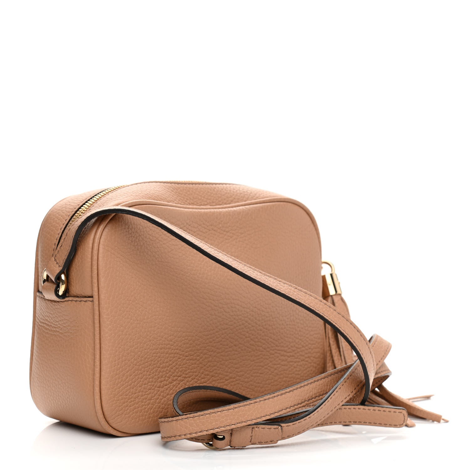 Gucci Pebbled Calfskin Small Soho Disco Bag Rose Beige 3 of 11