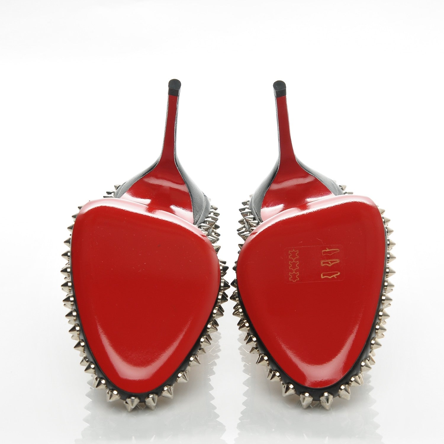 Christian Louboutin Nappa Fifi Spikes 100 Pumps 36 Black 5 of 7