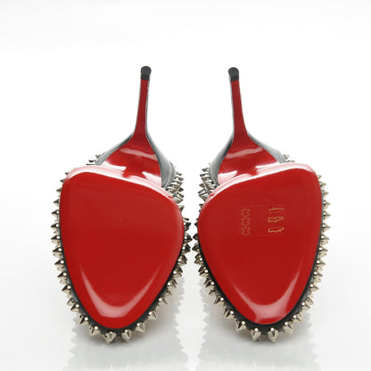 Christian Louboutin Nappa Fifi Spikes 100 Pumps 36 Black 5 of 7