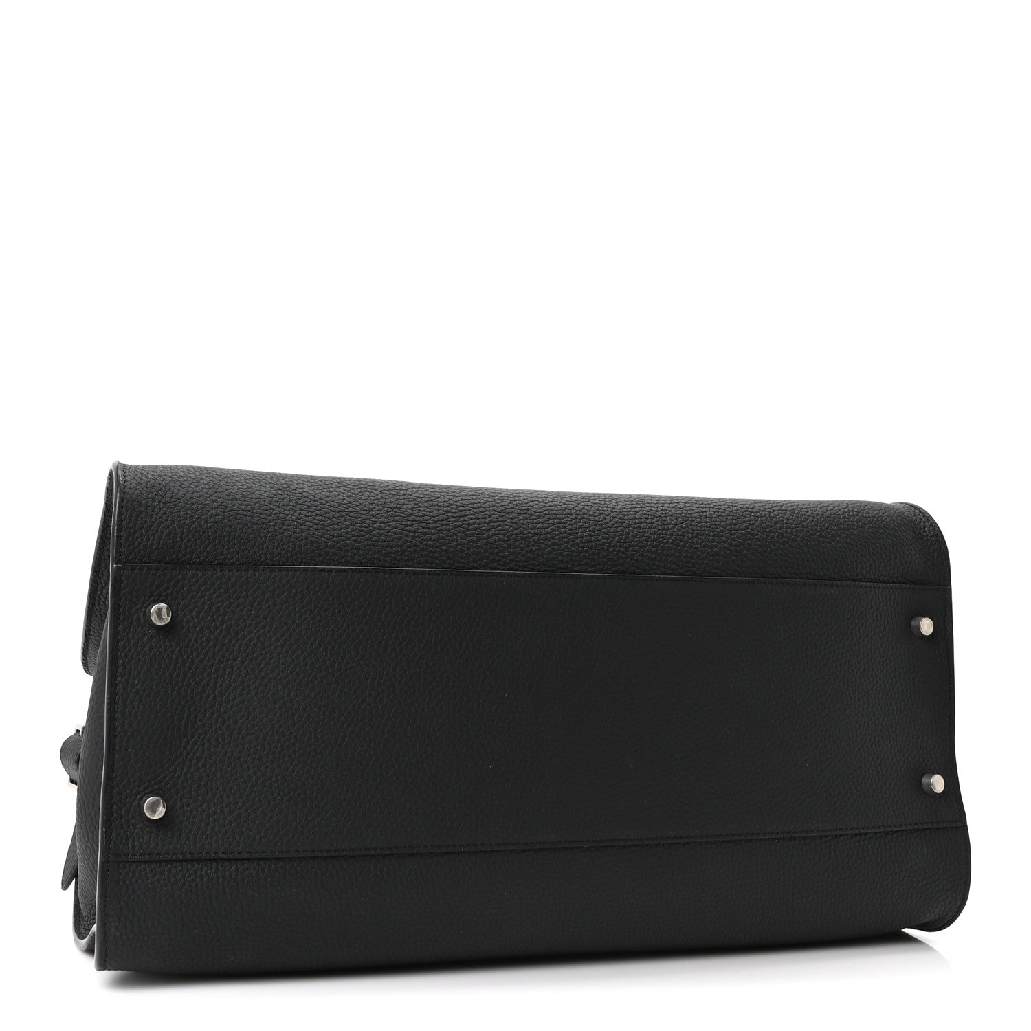 The Row Matte Grained Calfskin EW Margaux Black 3 of 8