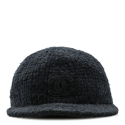 Chanel Tweed Fantasy CC Cap L Black 3 of 9