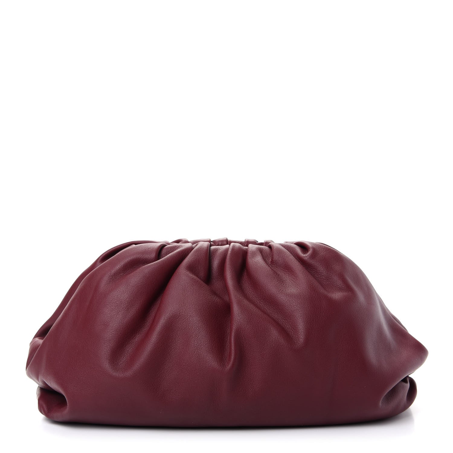 Bottega Veneta Smooth Butter Calf The Pouch Oversized Clutch Bordeaux 1 of 9