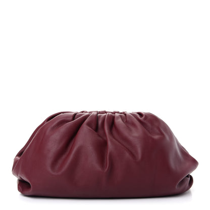 Bottega Veneta Smooth Butter Calf The Pouch Oversized Clutch Bordeaux 1 of 9