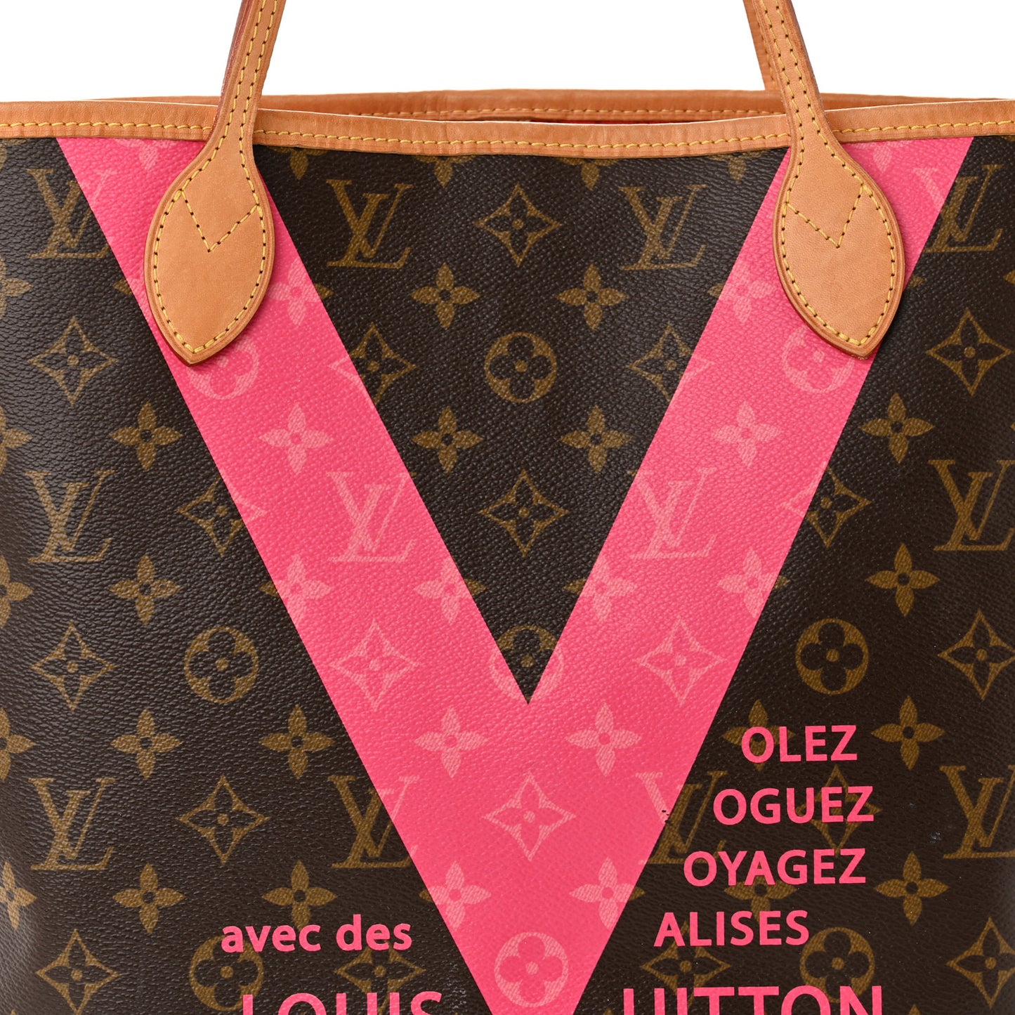 Monogram V Neverfull MM Grenade