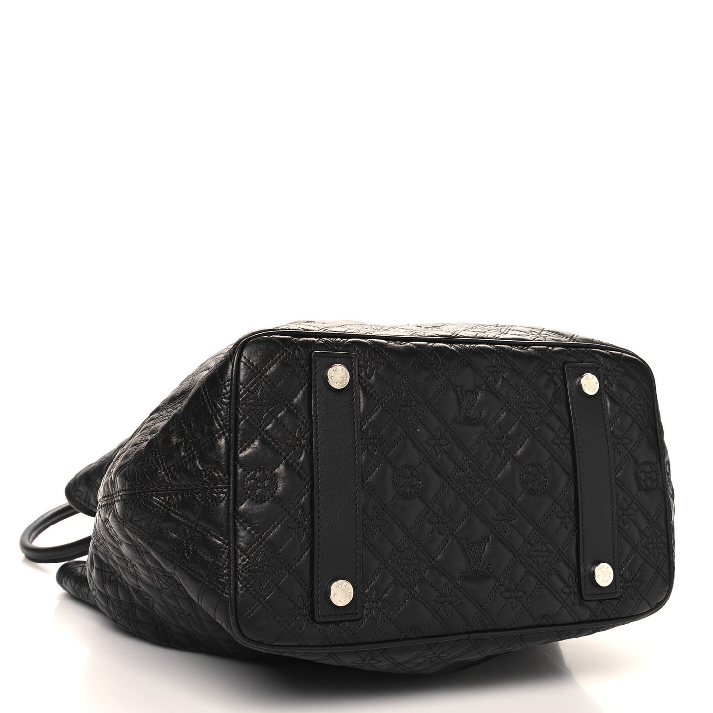 Monogram Lambskin Antheia Lilia GM Black