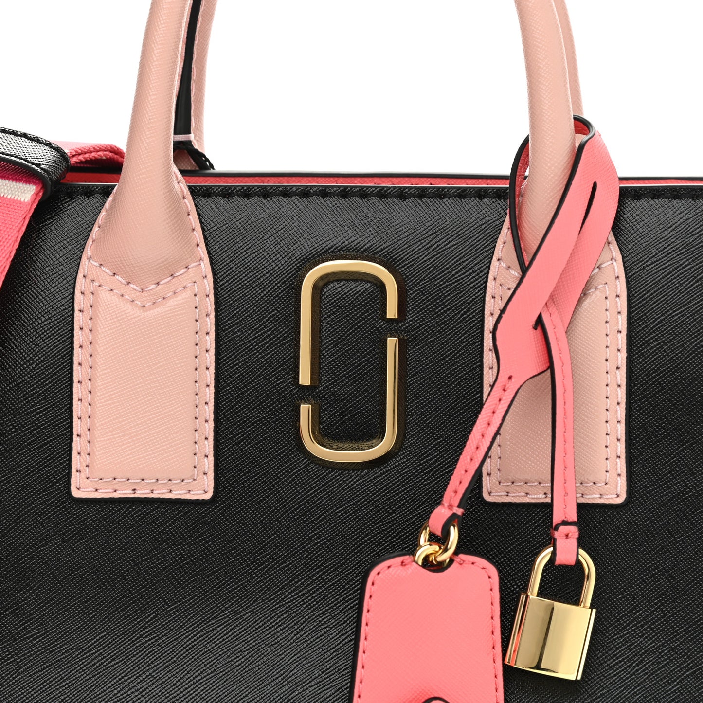 Saffiano Little Big Shot Tote Black Gazelle