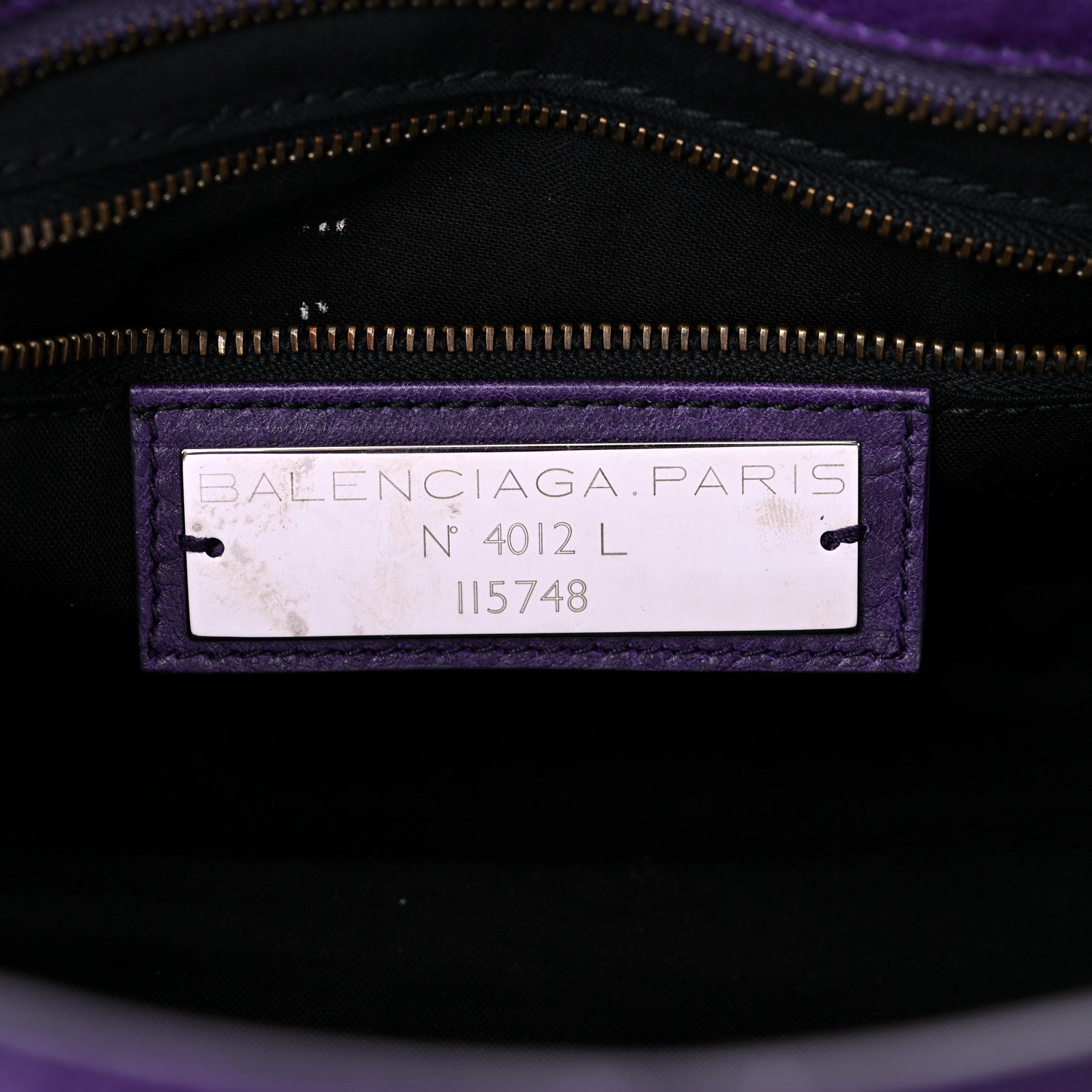 Balenciaga Agneau Classic Hardware City Dark Violet 6 of 20