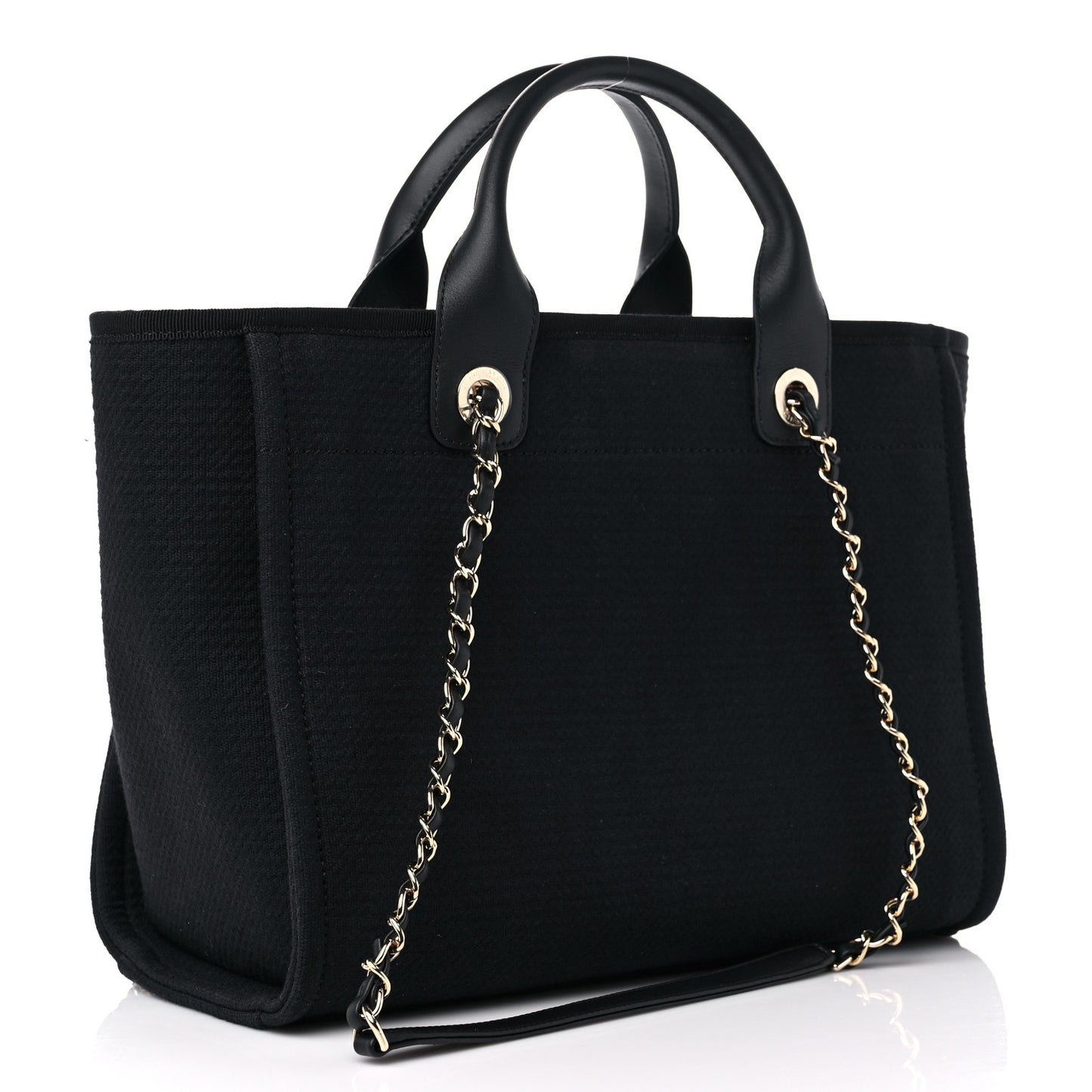 Mixed Fibers Small Deauville Tote Black