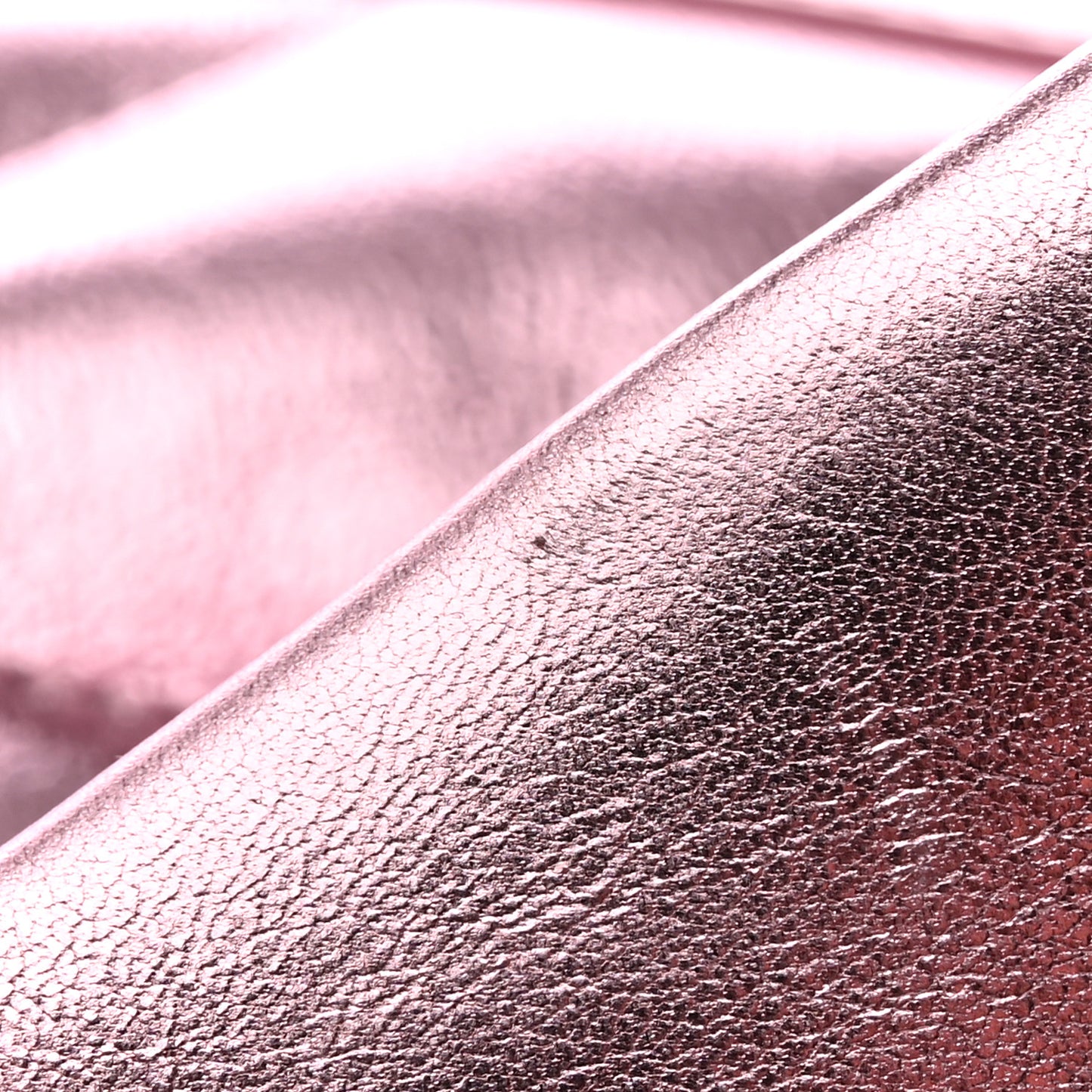 Metallic Lambskin Quilted Sade Puffer Envelope Clutch New Azalea