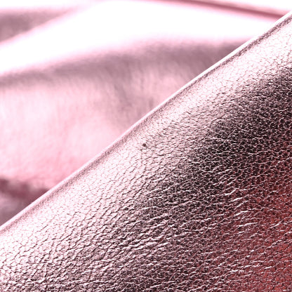 Saint Laurent Metallic Lambskin Quilted Sade Puffer Envelope Clutch New Azalea 8 of 9