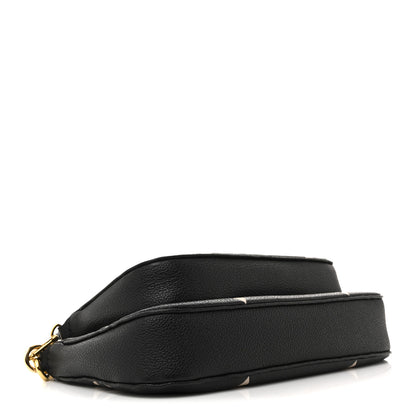 Louis Vuitton Empreinte Monogram Giant Multi Pochette Accessories Black Beige 4 of 15
